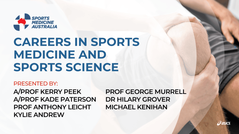 WEBINAR: Careers in Sports medicine and Sports science