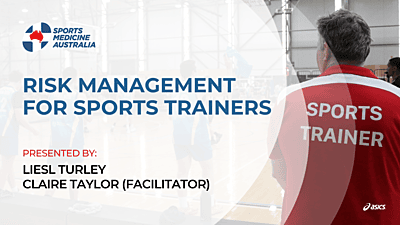 WEBINAR: Risk management for Sports Trainers