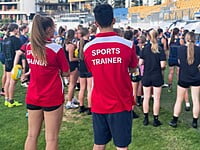 Sports Trainer Polo Shirt - Red Sports Trainer Polo Shirt - Red