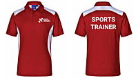 Sports Trainer Polo Shirt - Red Sports Trainer Polo Shirt - Red
