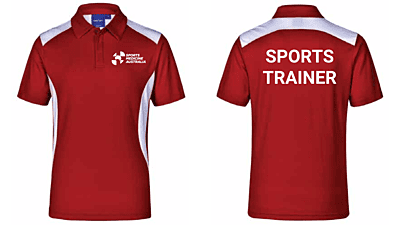 Sports Trainer Polo Shirt - Red