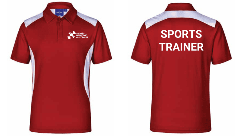 Sports Trainer Polo Shirt - Red Sports Trainer Polo Shirt - Red