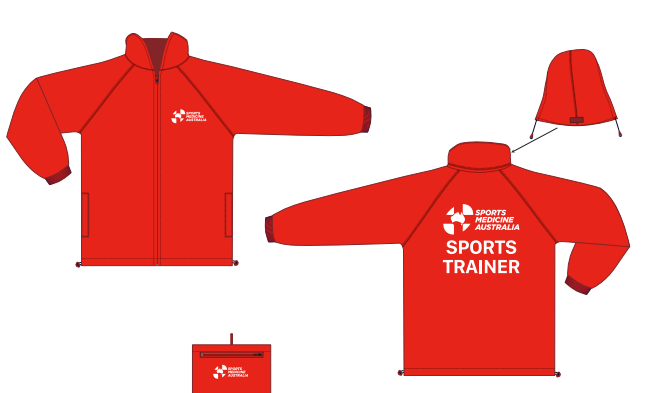 Sports Trainer Spray Jacket - Red