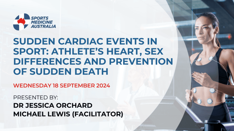 WEBINAR: Sudden cardiac events in sport